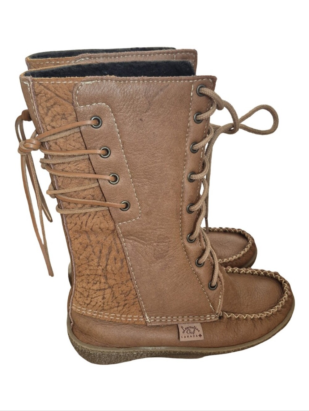 Laurentian Chief Handcrafted Mukluks Women Size 6